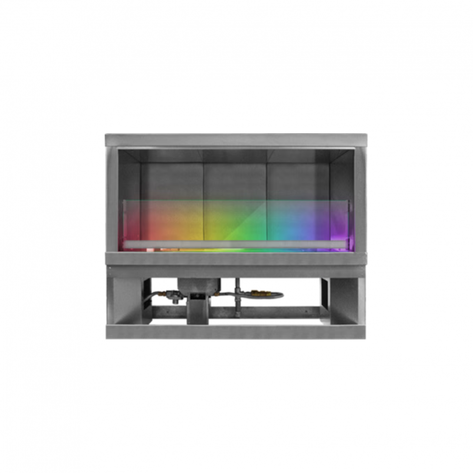 36" Kalea Bay Outdoor Fireplace With RGB LED Lights Firegear