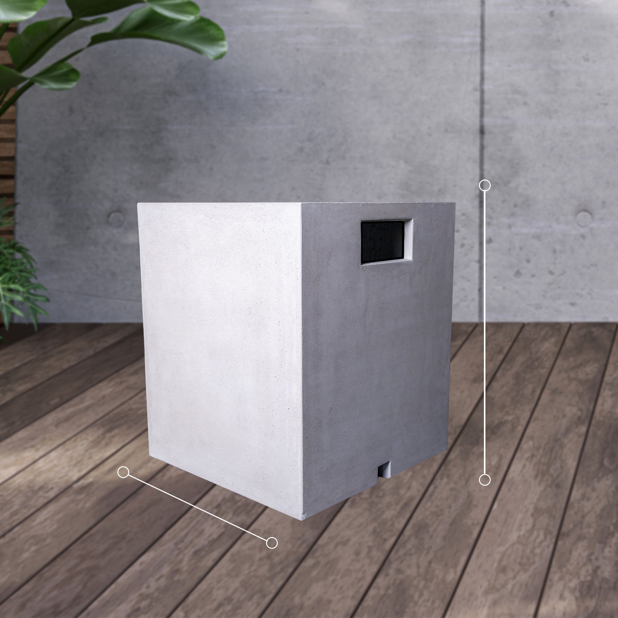 VIVID Square RIO Propane Tank Enclosure