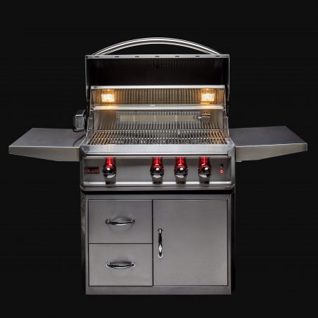 Blaze Professional LUX 34-Inch 3 Burner Built-In Gas Grill With Rear Infrared Burner BLZ-3PRO-LP/NG